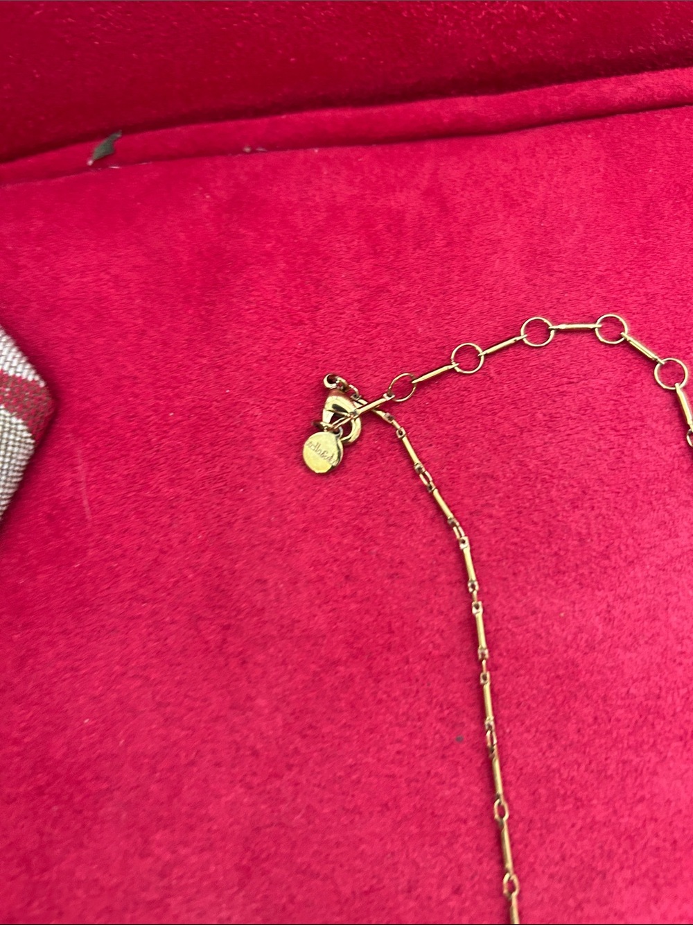 Stella & Dot Gold Long Vertical Pendant Necklace - Picture 2 of 5